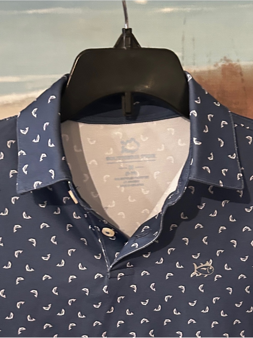 Southern Tide Boy’s Driver Dolphin Performance Polo. - Picture 3 of 3